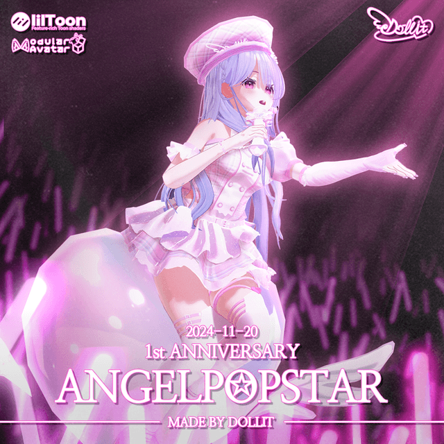 ✨ 【8アバター対応】 AngelPopStar 🎤 - Dollit | EDEN 에덴
