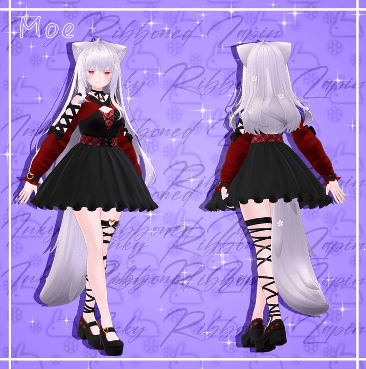 『6アバター対応』 Inky Ribboned Lapin / インキーリボンラパン 이미지