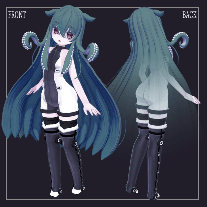 Type:タコナカ【VRC対応オリジナル3Dモデル】 - アノマラボ